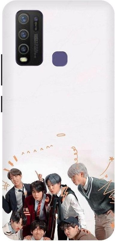 URCHIN Back Cover for Vivo Y30 BTS, bts, BTS army, BTS Love, bts singers, korean, Bangtan Boys  (Multicolor, Shock Proof, Pack of: 1)