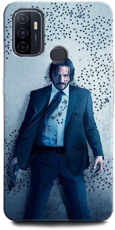 Afterglow Back Cover for Oppo A33 JOHN WICK, MOVIE, COOL, MOVIE POSTER, GUN  (Multicolor, Shock Proof, Pack of: 1)