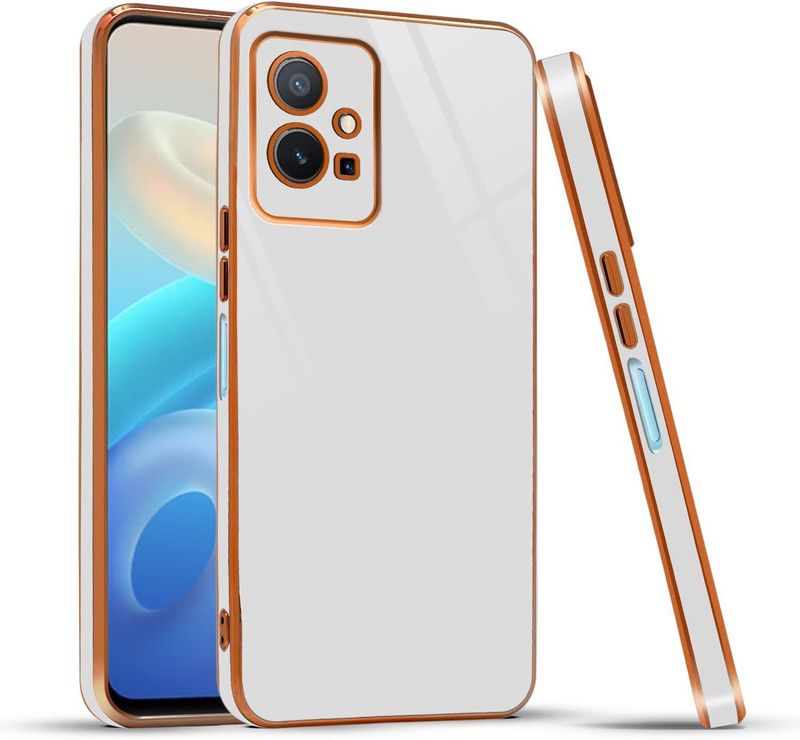 Finaux Back Cover for Vivo T1 5G  (White, Shock Proof, Silicon, Pack of: 1)