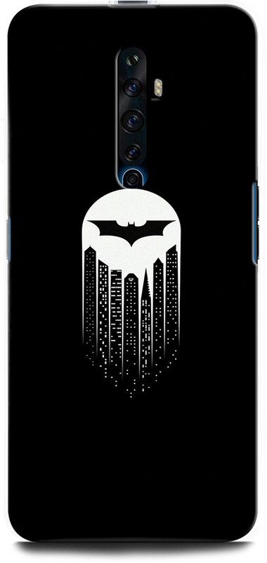 ORBIQE Back Cover for OPPO Reno2 Z 1945 BATMAN, DARK KNIGHT, SUPERHERO, DC COMIC, BATMAN LOGO,  (Multicolor, Hard Case, Pack of: 1)