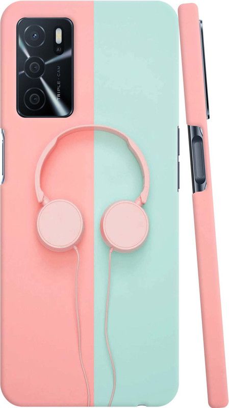 GS PANDA COLLECTIONS Back Cover for OPPO A53s 5G  (Green, Pink, Hard Case, Pack of: 1)
