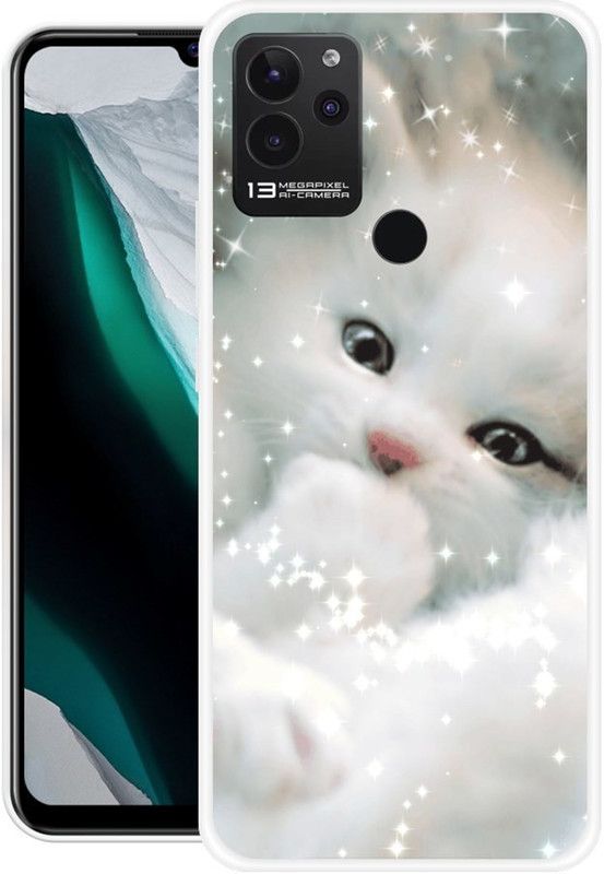 MOZZY Back Cover for Lava Blaze  (White, Grip Case, Silicon)
