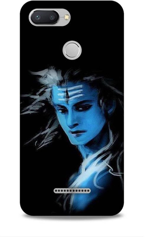 Keviv Back Cover for Mi Redmi 6  (Black, Blue, 3D Case, Pack of: 1)
