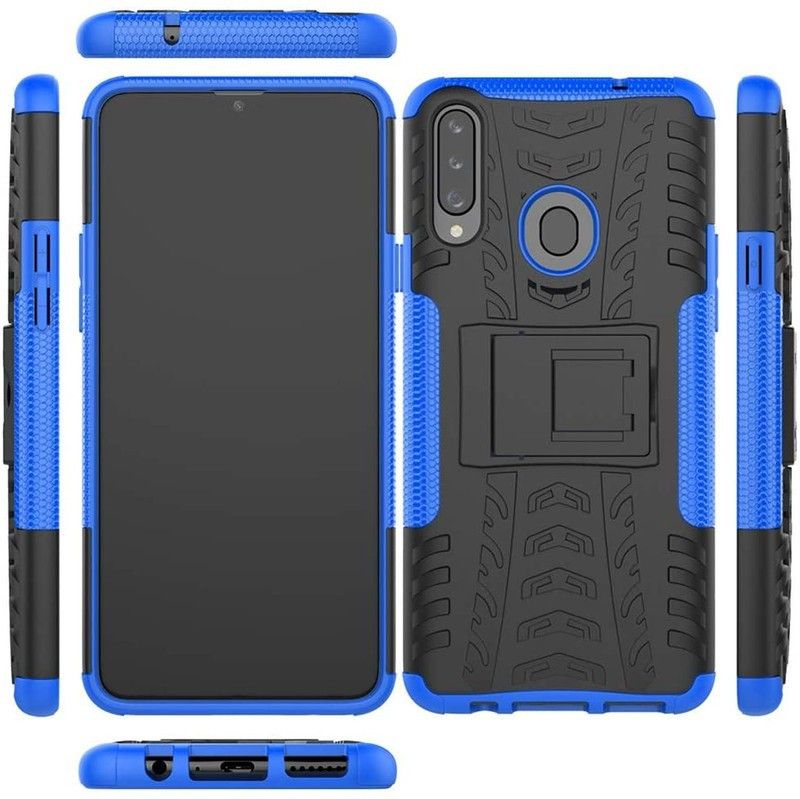 Elica Bumper Case for Samsung Galaxy A20s  (Blue, Shock Proof, Pack of: 1)