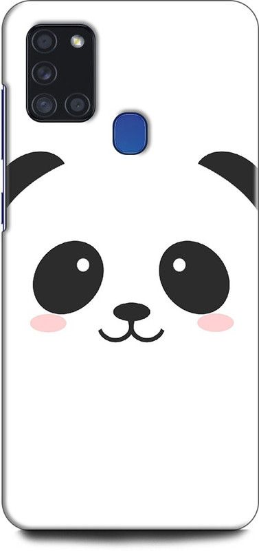 Afterglow Back Cover for SAMSUNG Galaxy A21s PANDA, PANDA, PANDA LOVE, PANDA IMAGE, CUTE, FUNNY, CARTOON  (Multicolor, Shock Proof, Pack of: 1)