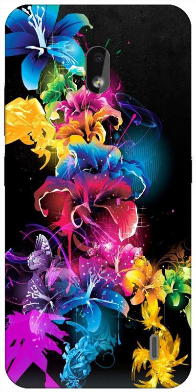 WOELLO Back Cover for Nokia 2.2 Back Cover  (Multicolor, Grip Case, Silicon)