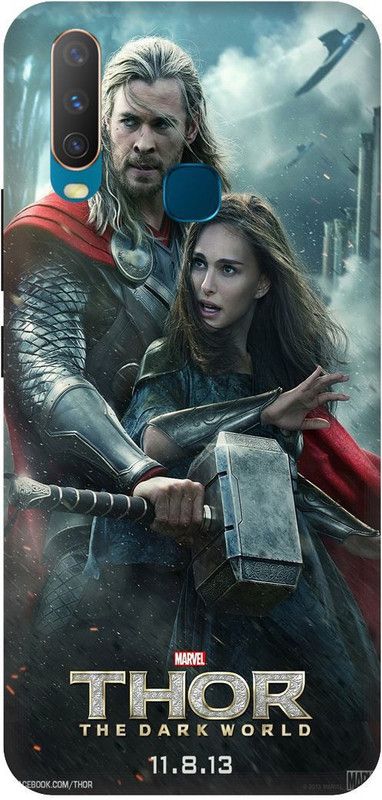 Bluvver Back Cover for Vivo Y17/1902 Printed Thor,Avengers,Marvel Back Cover  (Multicolor, Waterproof, Pack of: 1)