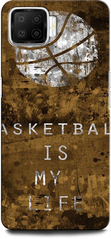 INTELLIZE Back Cover for OPPO F17 BASKETBALL, BALL, SPORT, PLAYER  (Multicolor, Hard Case, Pack of: 1)