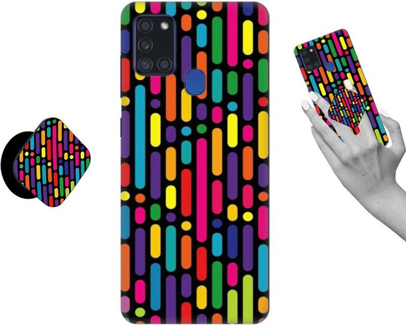 iCopertina Back Cover for Samsung Galaxy A21s  (Multicolor, Cases with Holder)
