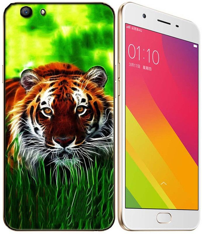 METOO Back Cover for Oppo CPH1609, Tiger Design Back Cover Print : 74  (Multicolor, Dual Protection, Silicon, Pack of: 1)