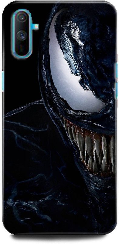 Afterglow Back Cover for Realme C3 VENOM, MARVAL, COMIC, SPIDERMAN, ANTI HERO, SUPERHERO  (Multicolor, Shock Proof, Pack of: 1)