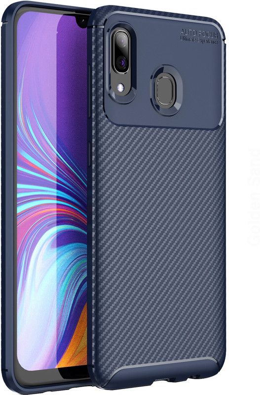Golden Sand Back Cover for Samsung Galaxy A40  (Blue, Shock Proof, Pack of: 1)