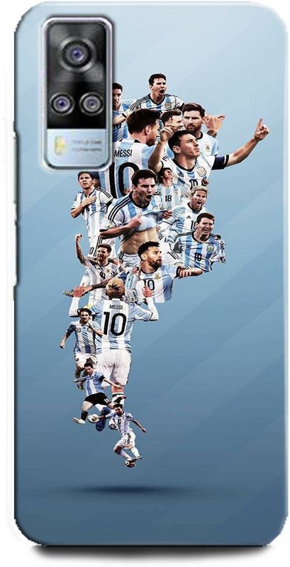Afterglow Back Cover for Vivo Y31 MESSI JERSEY, BARCELONA, FOOTBALL, MESSI, JERSEY, FOOTBALL  (Multicolor, Shock Proof, Pack of: 1)