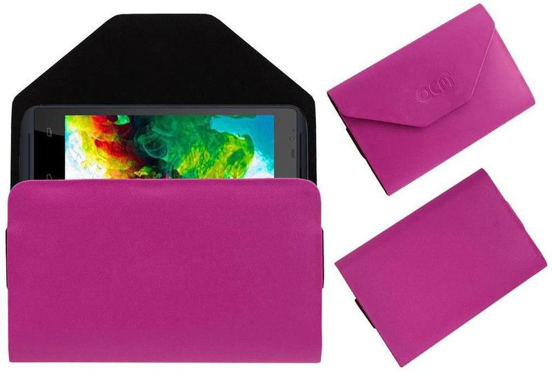 ACM Pouch for Karbonn Titanium S12 Delite  (Pink, Cases with Holder, Pack of: 1)