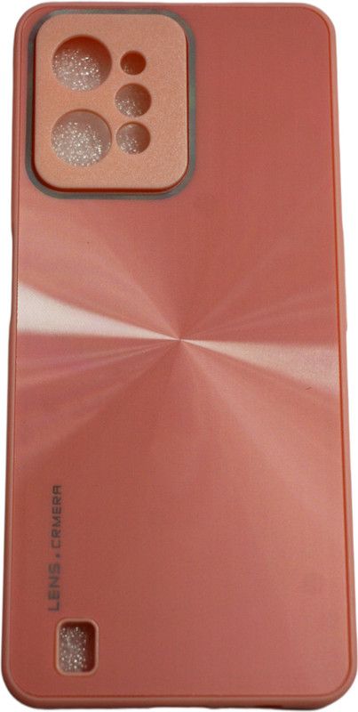 Crome cover Back Cover for REALME C31  (Pink, Pack of: 1)
