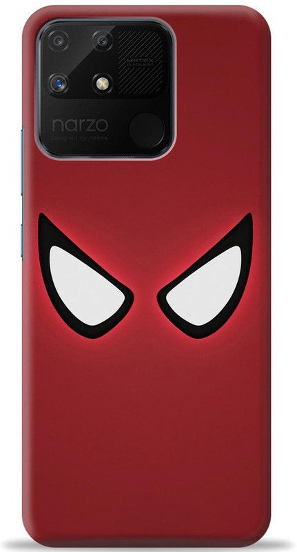 Dreamer Back Cover for Realme Narzo 50A  (Red, Pack of: 1)