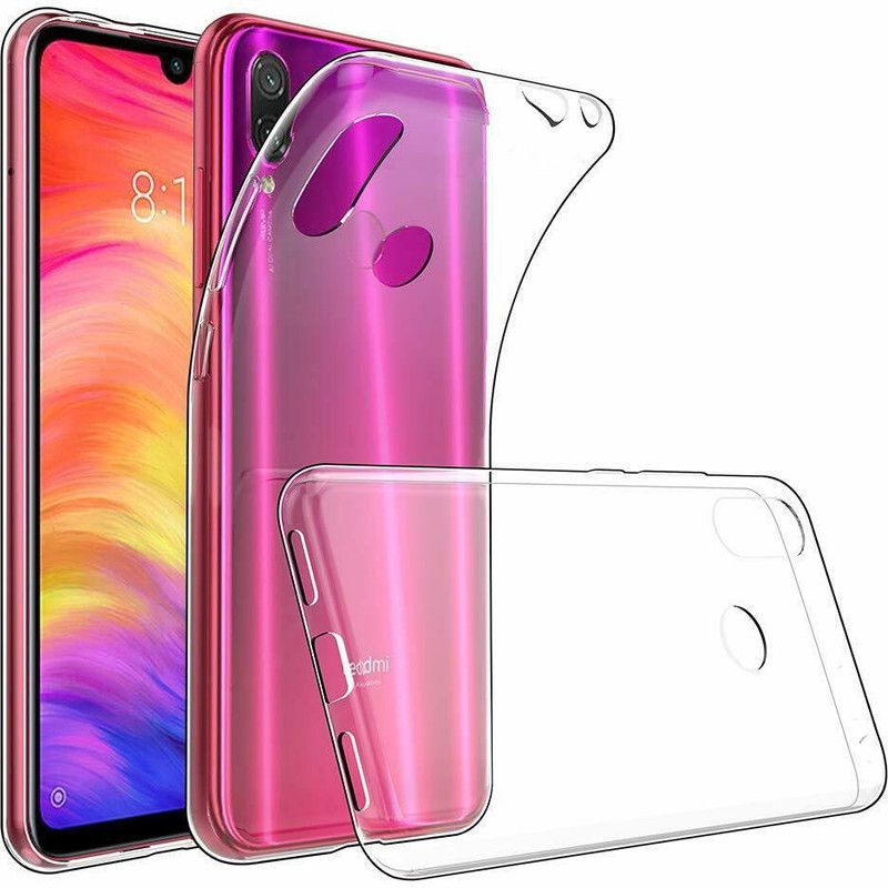 CASE CREATION Back Cover for Mi Redmi Note 7S  (Transparent, Grip Case, Silicon, Pack of: 1)