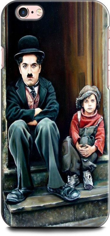 KEYCENT Back Cover for APPLE iPhone 6 CHARLIE CHAPLIN, FUNNY  (Multicolor, Shock Proof, Pack of: 1)