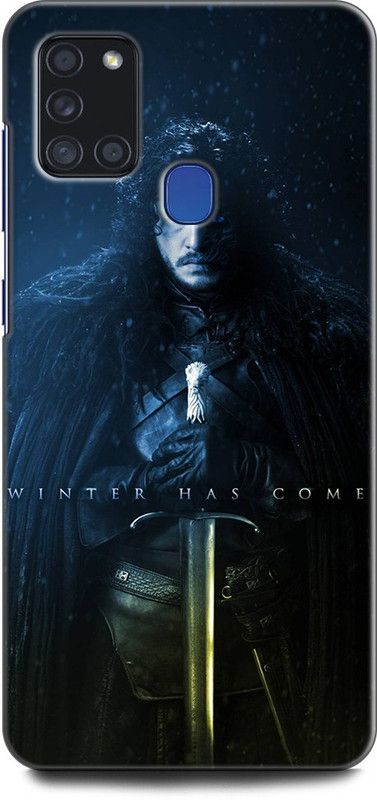 Afterglow Back Cover for SAMSUNG Galaxy A21s GAME OF THRONS, JON SNOW, KIT HARINGTON, NIGHT KING  (Multicolor, Shock Proof, Pack of: 1)