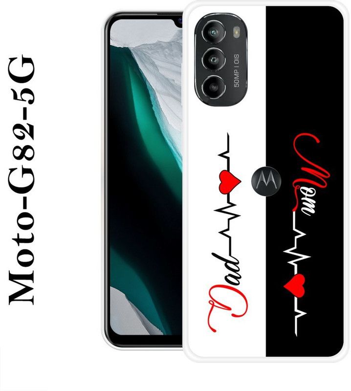 REALKING Back Cover for Motorola Moto G82 5G  (Multicolor, Silicon)