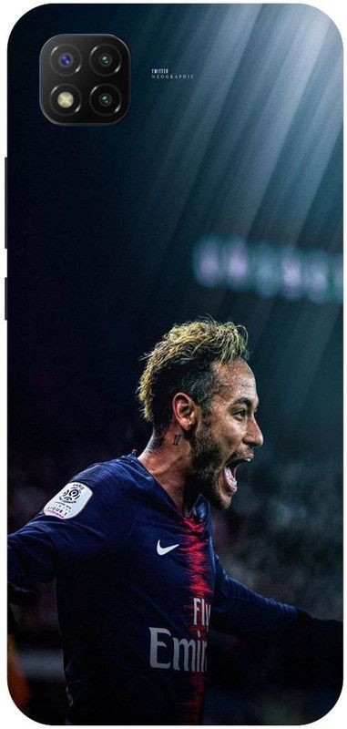 THE NARAYANA COLLECTIONS Back Cover for POCO C3-JR,NEYMAR,STYLISH,FOOTBALLER  (Multicolor, Hard Case, Pack of: 1)