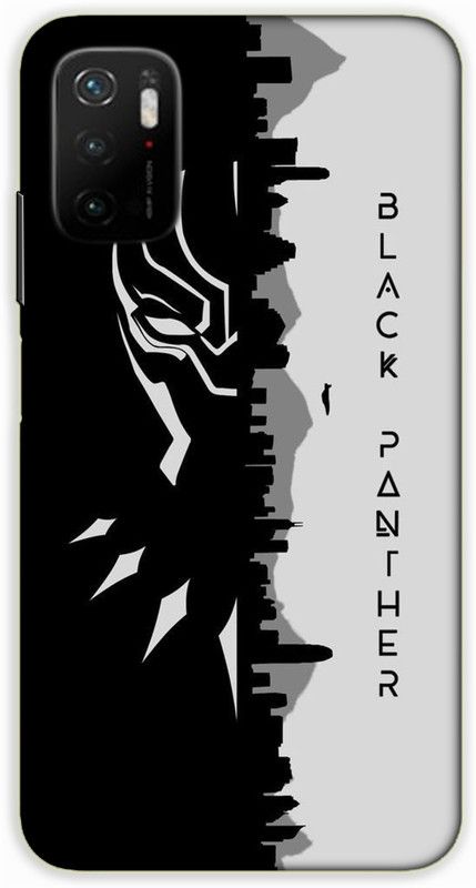 iprinto Back Cover for POCO M3 Pro, POCO M3 Pro 5G Black panther Back Cover  (Black, Hard Case, Pack of: 1)