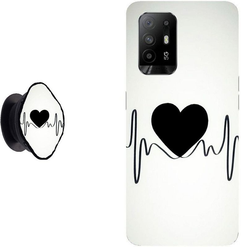 My Swag Back Cover for Oppo F19 Pro Plus  (Black, White, Pack of: 2)
