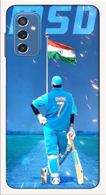 iprinto Back Cover for Samsung Galaxy M52 5G M s dhoni Back Cover  (Blue, Hard Case)