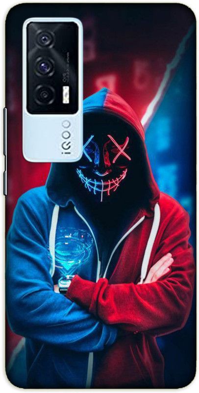 iprinto Back Cover for iQOO 7, iQOO 7 5G Marshmello Back Cover  (Multicolor, Hard Case, Pack of: 1)