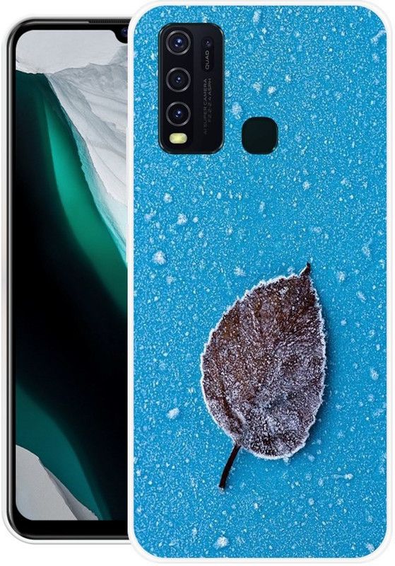 Krtagy Back Cover for Vivo Y50, Vivo Y30  (Blue, Dual Protection, Silicon, Pack of: 1)