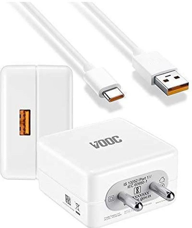 9Joy 65 W Qualcomm 3.0 6 A Mobile SD01 Charger with Detachable Cable  (White, Cable Included)