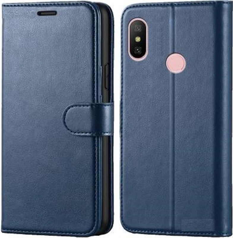 YoYo Covers Flip Cover for Xiaomi Redmi Y2 (Redmi S2) | Inside TPU with Card Pockets  (Blue, Shock Proof, Pack of: 1)