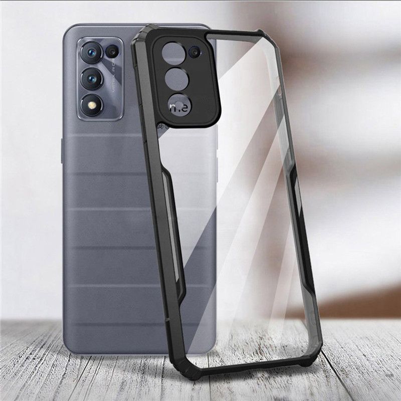 Asmantic Back Cover for Realme 9 5G  (Black, Transparent)