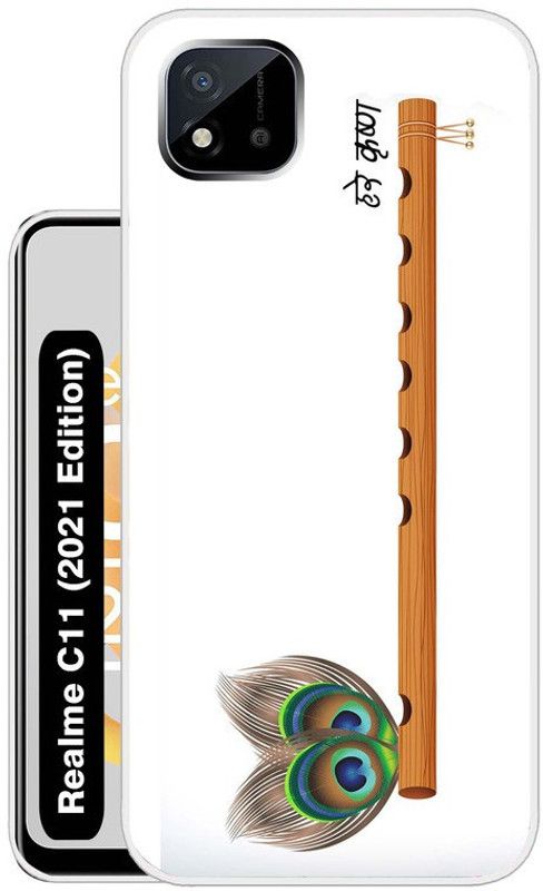 Case Club Back Cover for Realme C11 2021, Realme C11 2021 Edition  (White, Grip Case, Silicon, Pack of: 1)
