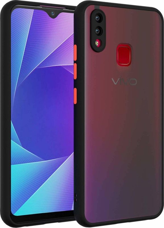 Mobyro Back Cover for Vivo Y95 Transparent Hybrid Smoke Case Cover  (Blue, Pack of: 1)