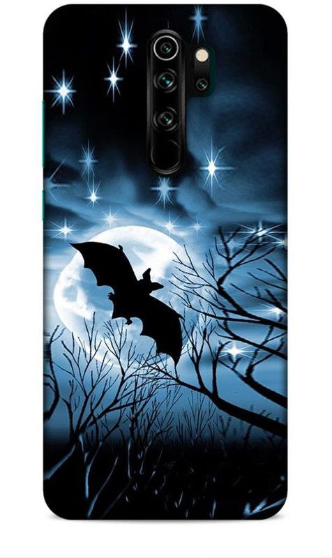 Keviv Back Cover for Redmi Note 8  (Black, Blue, Pack of: 1)