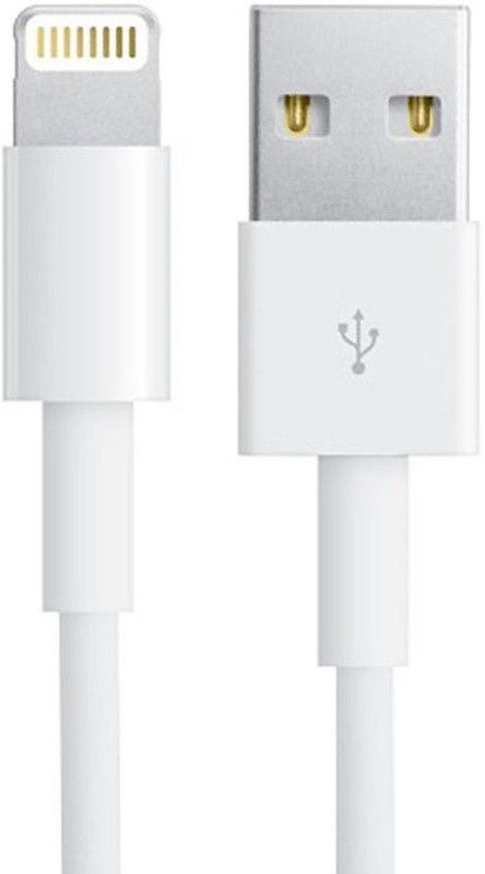 Xllent Lightning Cable 2.4 A 1.1 m Normal Braiding Certified Lightning USB Cable  (Compatible with All Compatible Devices (i Phones & Devices), White, One Cable)
