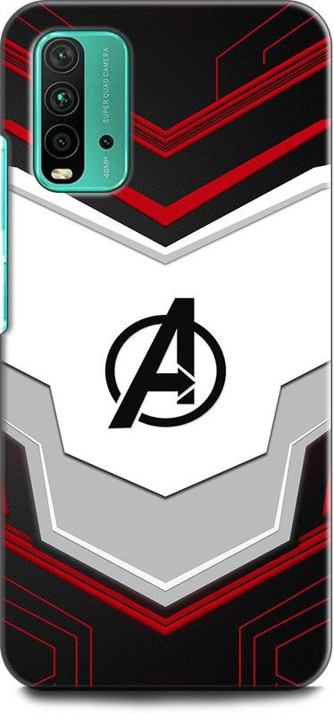 KEYCENT Back Cover for REDMI 9 Power AVENGERS, AVENGERS LOGO, SIGN, MARVEL, AVENGER, COMIC, SUPERHERO  (Multicolor, Pack of: 1)