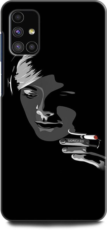 Afterglow Back Cover for SAMSUNG Galaxy M31s BAD BOY, SAD BOY, JUST, BADMASH, ALONE  (Multicolor, Shock Proof, Pack of: 1)