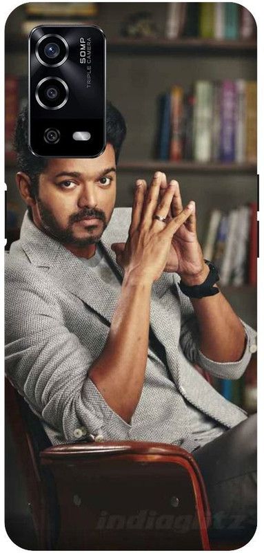 UMPRINT Back Cover for Oppo A55/CPH2325, Vijay Tollywood Movie Printed Back Cover  (Multicolor, Hard Case, Pack of: 1)