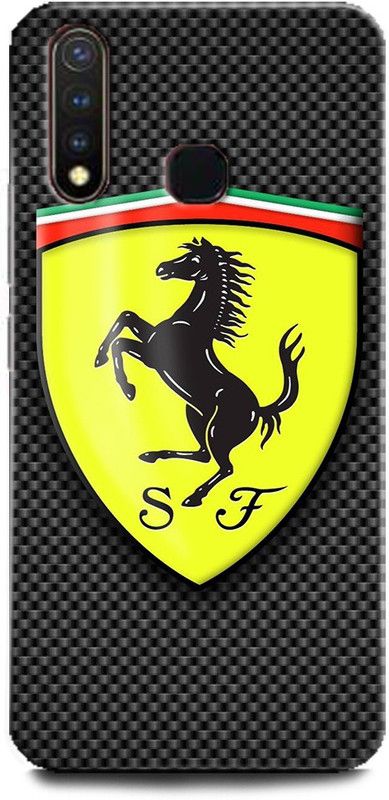Afterglow Back Cover for Vivo U3 ferrari, Ferrari logo, car, sports car, supercar  (Multicolor, Dual Protection)