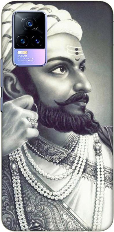 iprinto Back Cover for vivo Y73, V2059, Vivo V21E 4G Chhatrapati Shivaji Maharaj Back Cover  (White, Hard Case)