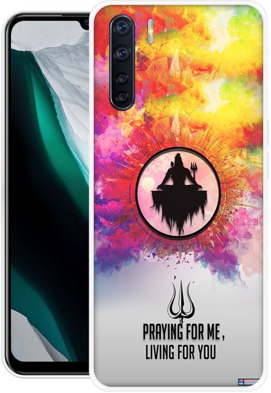 PALWALE BALAJI Back Cover for Oppo F15  (Multicolor, Grip Case, Silicon)