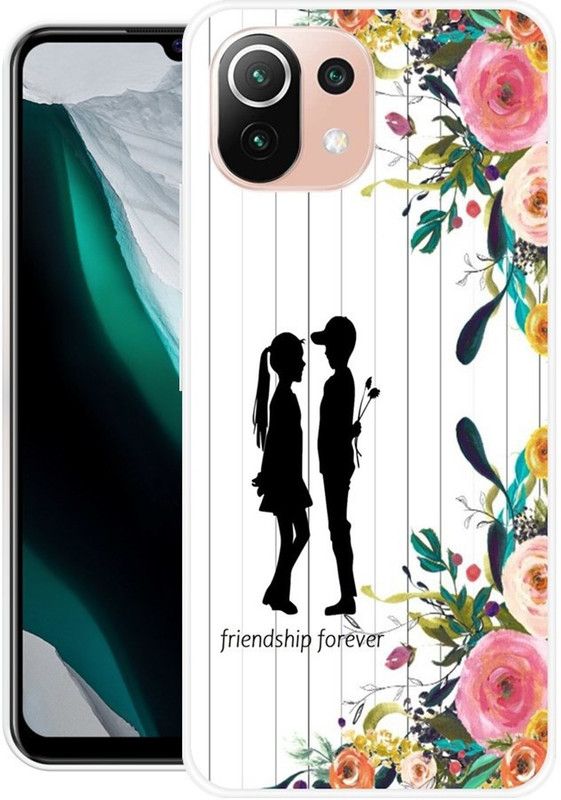 vaidik Back Cover for Mi 11 Lite 5G, Xiaomi 11Lite NE 5G  (Multicolor, Silicon, Pack of: 1)