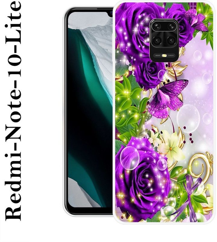 KLC Back Cover for Redmi Note 10 Lite  (Multicolor, Grip Case, Silicon)