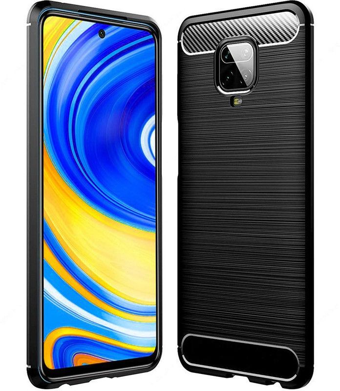 ASMANTIC Back Cover for Poco M2 Pro  (Black, Pack of: 1)