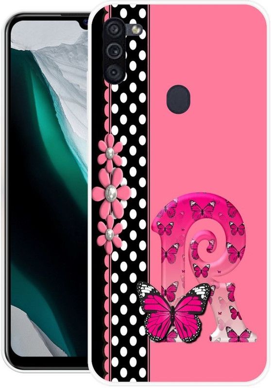 Chahar Back Cover for Samsung Galaxy M11  (Black, Pink, Grip Case, Silicon, Pack of: 1)
