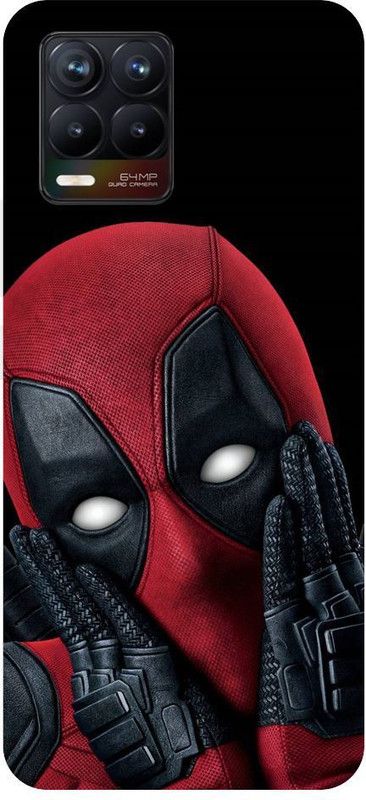 URCHIN Back Cover for Realme 8 Deadpool, Deadpool wallpaper, Deadpool funny, Movie, Comics, superhero  (Multicolor, Shock Proof, Pack of: 1)