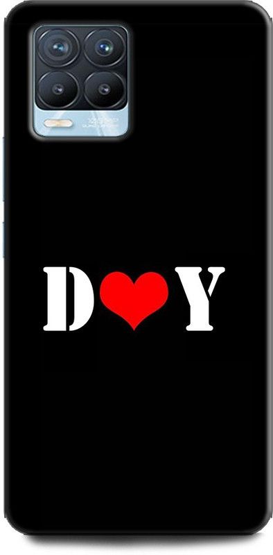 Afterglow Back Cover for Realme 8, RMX3085 D Y, D LOVES Y, NAME, LETTER, ALPHABET, DY LOVE, HART  (Multicolor, Shock Proof, Pack of: 1)