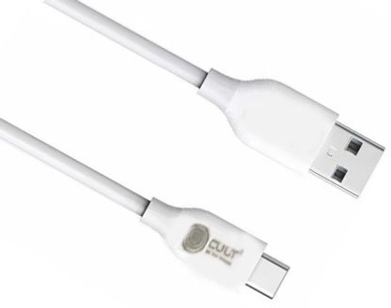 Cult Micro USB Cable 3.4 A 1.2 m supper vooc fast Charging 3.4A & 1.2 meter Micro Data Cable  (Compatible with Android, Mobile, Computer and Laptop, Camera, Headphone, White, One Cable)